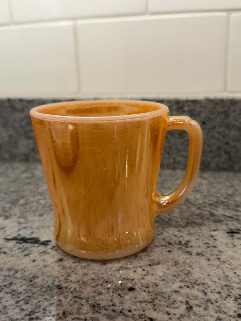 Anchor Hocking Fire King Peach Luster Mug